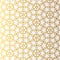 Arabic pattern gold style. Traditional arab east geometric decorative background.