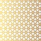 Arabic pattern gold style. Traditional arab east geometric decorative background.