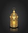 Arabic Realistic Lantern, Islamic Design with Fanoos, Reflection