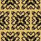 Arabic seamless pattern black gold shimmer color, luxury tile mosaic arabesque symmetrical glitter square pattern