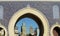 Arabic style gate in Fes medina, Bab Bou Jeloud