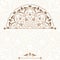 Arabic vintage invitation card