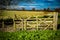 Arable field gate