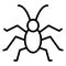 Arachnid Isolated Vector icon which can easily modify or edit