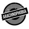 Arachnophobia rubber stamp