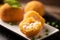 Arancini di riso, fried risotto rice balls, italian sicilian foo