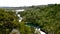 Aratiatia Dam on the Waikato River, New Zealand. Time Lapse of water flowing