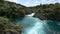 Aratiatia Rapids on the Waikato Rive near Taupo New Zealand