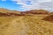 Arava desert valley landscape near the Shkhoret Canyon