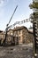 Arbeit macht frei sign in Auschwitz I concentration camp, Oswiecim, Poland