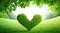 Arboreal Affection: A Heart Formed by Nature\\\'s Embrace.