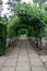 Arbour with Apple Trees in a Country House Garden