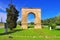 Arc de Bera, an ancient roman triumphal arch in Roda de Bera, Costa Dorada