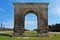 Arc de Bera, an ancient roman triumphal arch in Roda de Bera, Sp