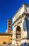 Arc de Titus and Basilica di Santa Francesca Romana in Rome