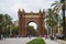 Arc de Triomf, Triumphal Arch. Barcelona, Spain