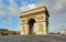 Arc de Triomphe against nice blue sky