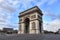 Arc de Triomphe against nice blue sky