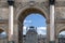 The Arc de Triomphe du Carrousel: triumphal arch located in the Place du Carrousel next to the Louvre in Paris, France