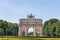 The Arc de Triomphe du Carrousel: triumphal arch located in the Place du Carrousel next to the Louvre in Paris, France