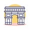 Arc de Triomphe Icon - Travel and Destination
