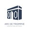 Arc de triomphe icon. Trendy flat vector Arc de triomphe icon on