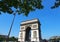 The Arc de Triomphe is the most famous monuments in Paris