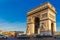 Arc de triomphe Paris afternoon