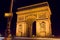 Arc de Triomphe and street plate