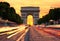 Arc de Triomphe at sunset