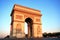 Arc de triomphe at Sunset, Paris