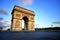 Arc de triomphe at Sunset, Paris