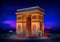Arc De Triomphe world famous historical monument of Paris