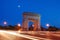 Arc de triumph nightscene