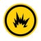 Arc Flash Hazard Symbol Sign, Vector Illustration, Isolate On White Background Label .EPS10