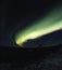 Arc of northern lights in the sky