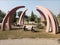 Arc style architectural sculpture