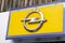 Arcachon , Aquitaine / France - 10 08 2019 : Opel dealership sign automobile manufacturer and part German of Groupe PSA peugeot