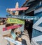 Arcachon Bay, France. Decorative signboard in Audenge