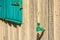 Arcachon Bay, France. Detail of an oyster hut in the village of Le Canon