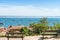 Arcachon Bay, France, view over the oyster village of Lherbe