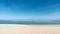 Arcachon Bay, France. View over the sandbank of Arguin from the beach Petit Nice near Arcachon