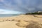 Arcachon beach in the basin, in Gironde in the Nouvelle-Aquitaine region, in the south-west of France.