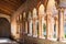 Arcade in cloister of Basilica di San Zeno