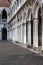 Arcade, Courtyard and Columns in the Doges Palace: Gothic archi