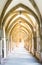 Arcade of the german Gothic Cloister Cathedral