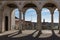 Arcade, Hallway and Columns in Coimbra`s Palace: Architecture in Portugal