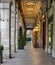 Arcade of shops between Place Vendome and rue de Rivoli, Paris, France