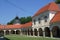 The arcades around the church of Our Lady of Jerusalem at Trski Vrh in Krapina, Croatia