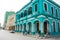 Arcades of a neoclassical building in Santa Clara Cuba